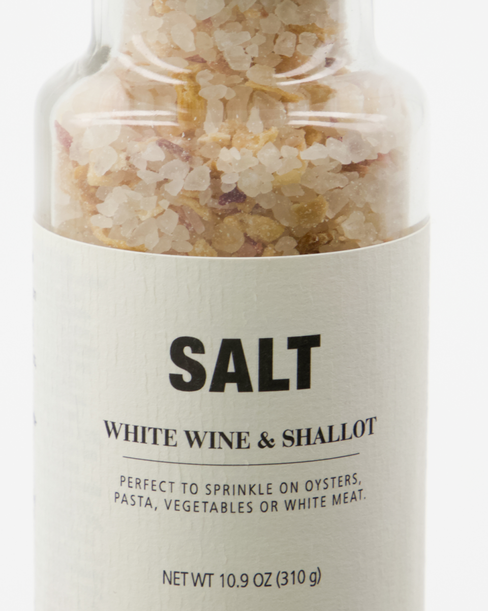 Nicolas vahé: Zout: Witte wijn & sjalot