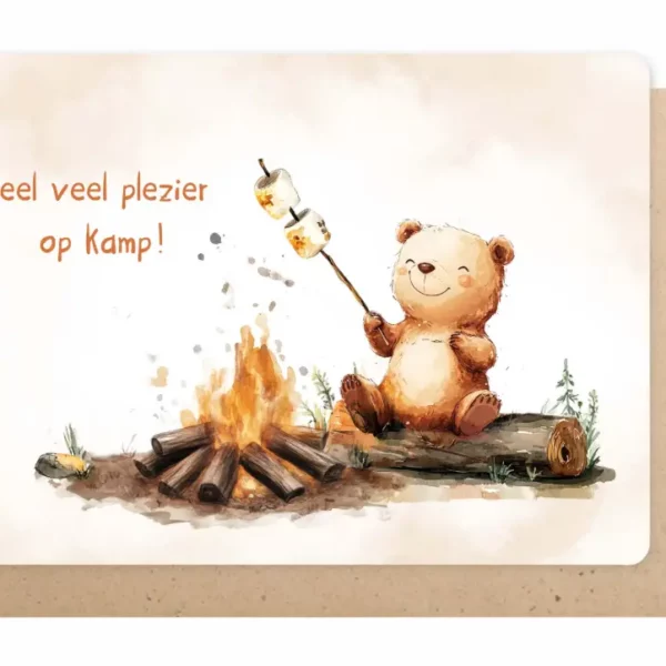 Kaartje Enfant Terrible: Heel veel plezier, kampvuur