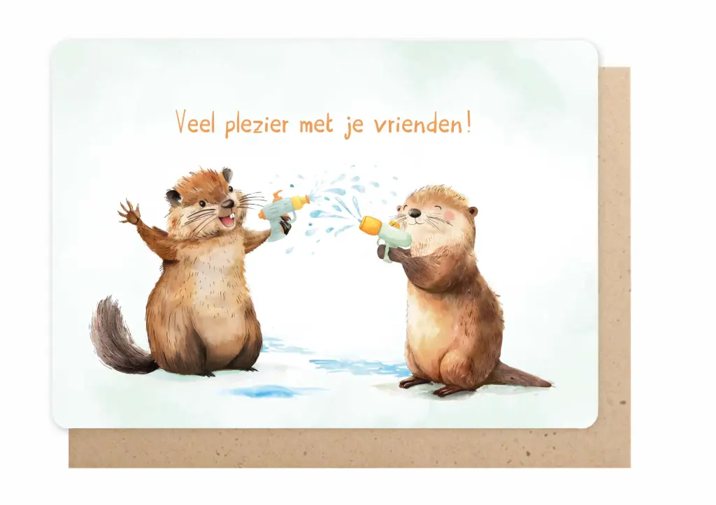 Kaartje Enfant Terrible: Veel plezier met je vrienden