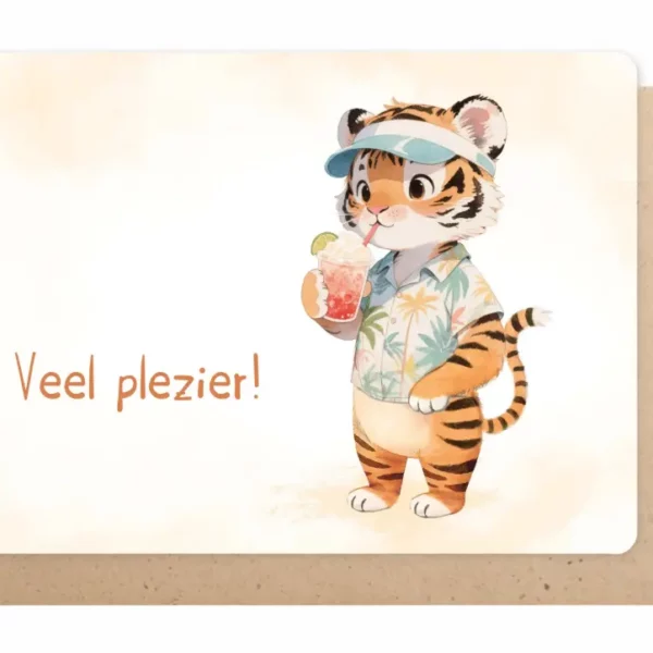 Kaartje Enfant Terrible: Veel plezier, tijger