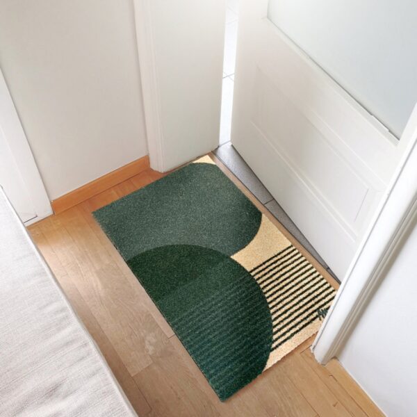 Mad About Mats: 'Nina: print groen/beige