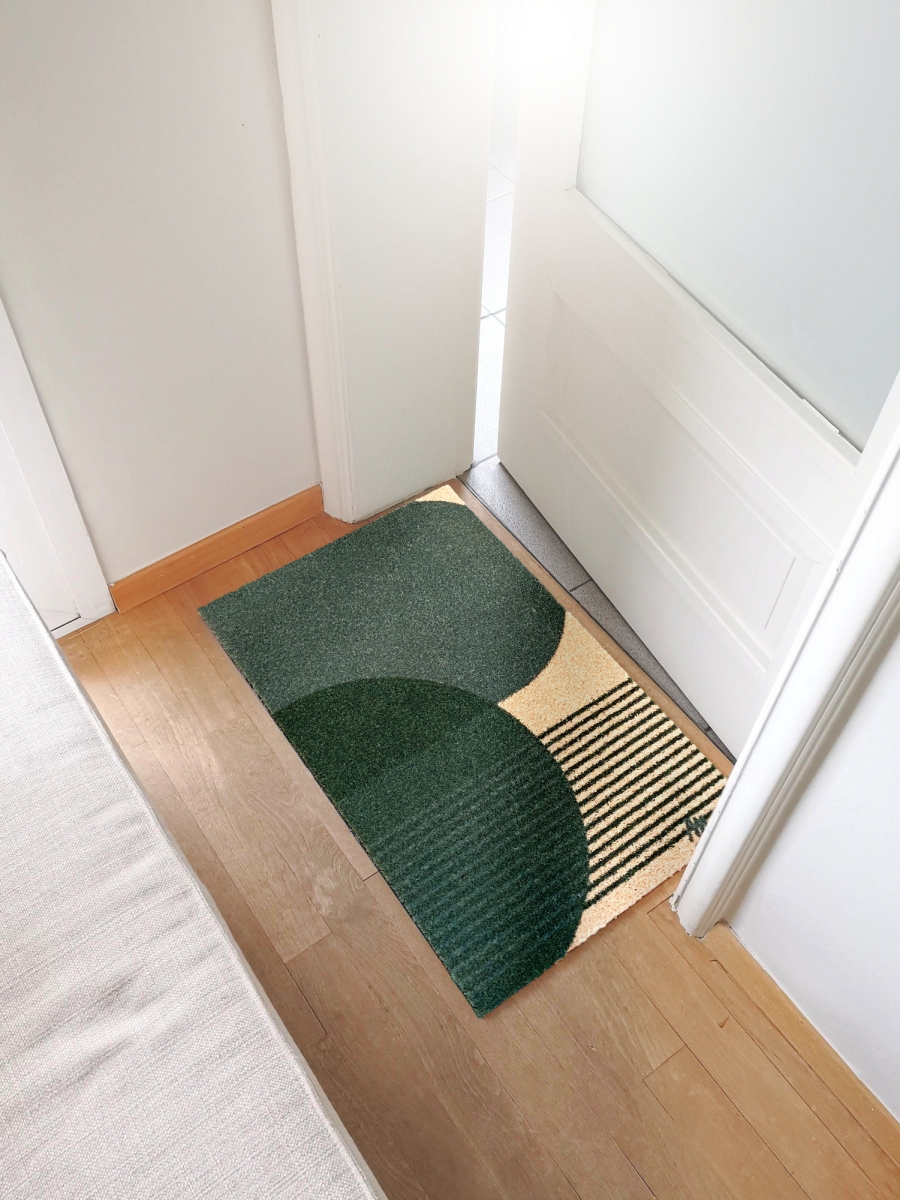 Mad About Mats: 'Nina: print groen/beige