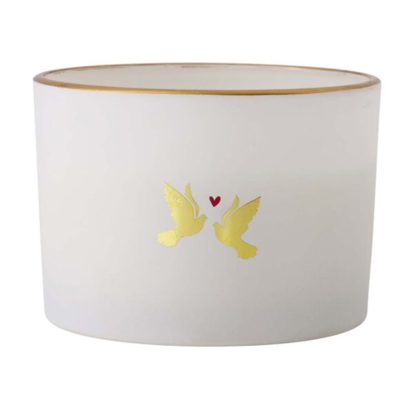 Zusss: Geurkaars glas 'lovebirds'