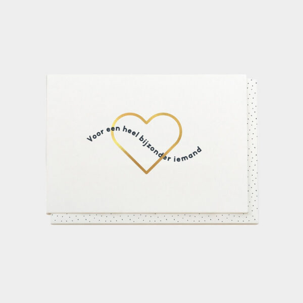 Kaartje ET: Just to say: Voor een heel bijzonder iemand