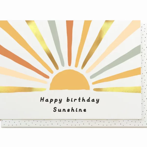 Kaartje Enfant Terrible JTS: Happy birthday sunshine