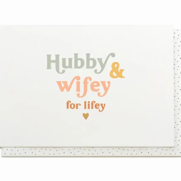 Kaartje Enfant Terrible JTS: Hubby & Wifey