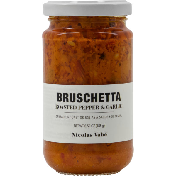Nicolas vahé: Bruschetta 'roasted peppers & garlic'
