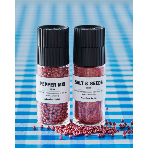 Nicolas vahé: Giftset: 'Ruby salt & seeds + pepper mix'