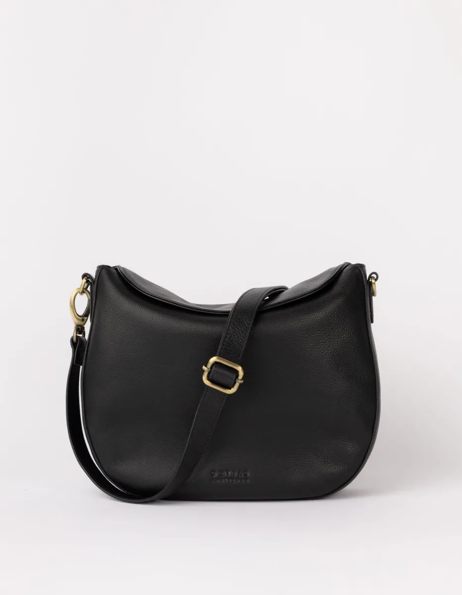 OMyBag: 'Lana' black leder