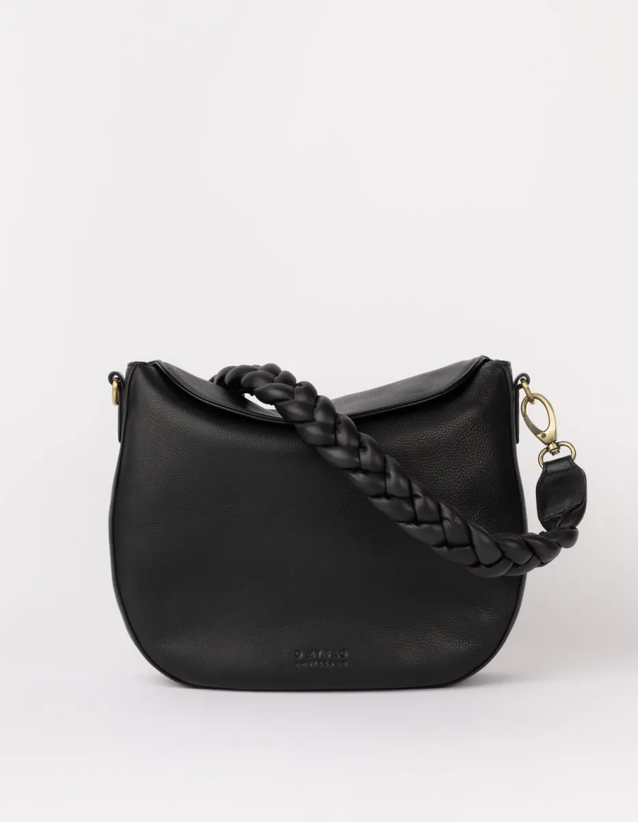 OMyBag: 'Lana' black leder