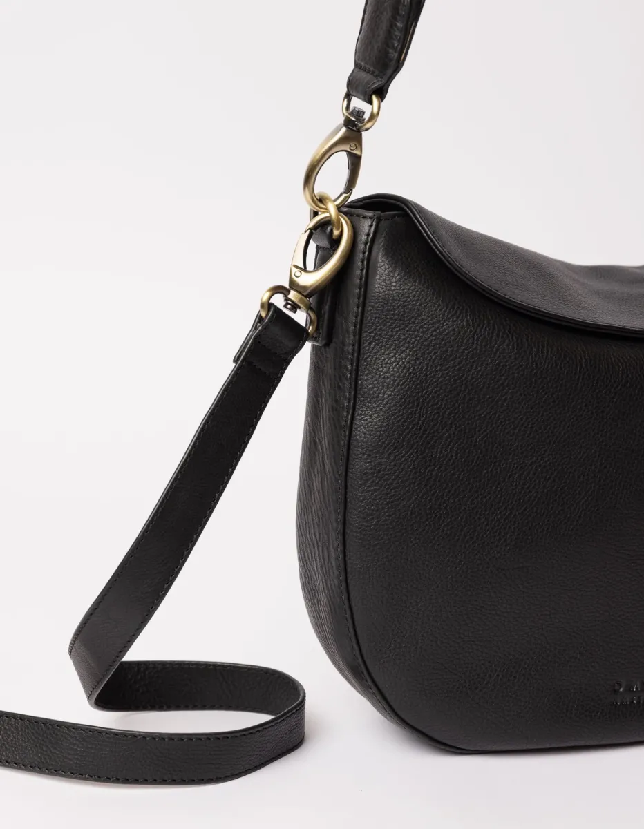 OMyBag: 'Lana' black leder