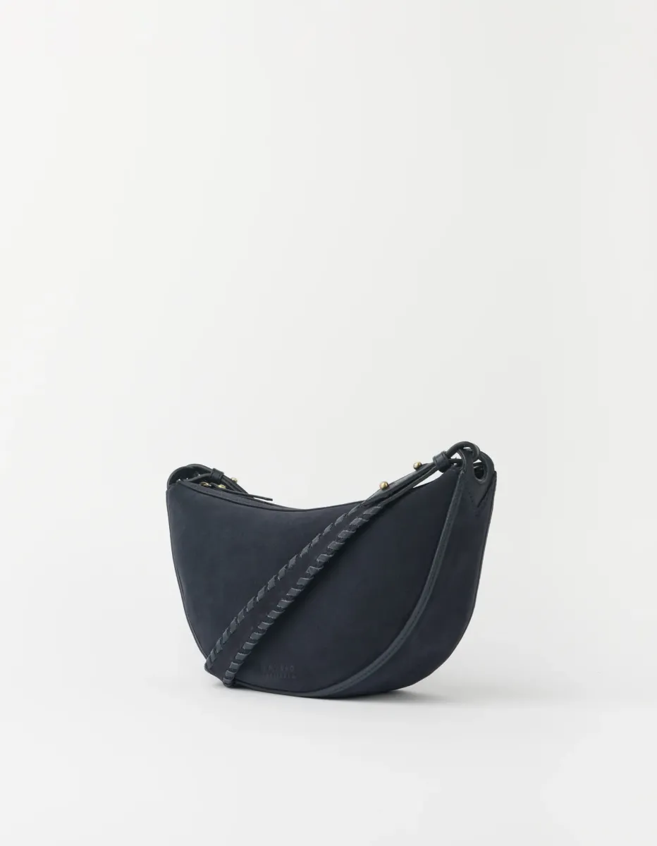 OMyBag: 'Leo' midi Blue suède