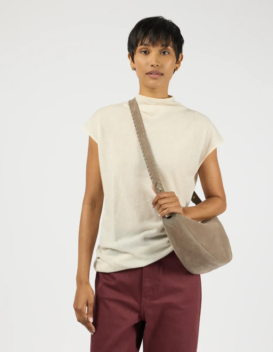 OMyBag: 'Leo' midi Clay suède