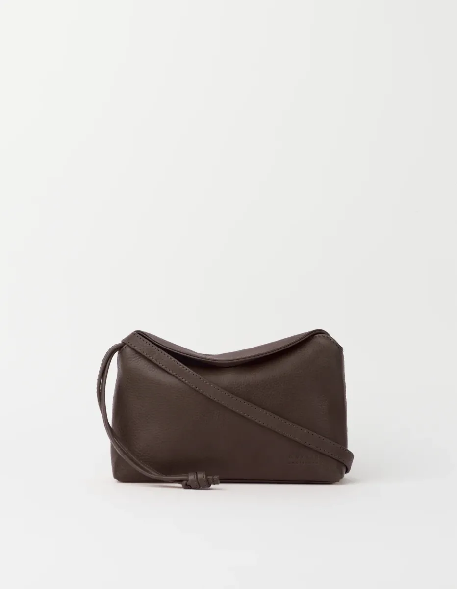 OMyBag: 'Sienna Mini' Chocolate leder