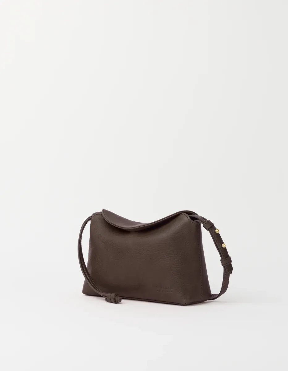OMyBag: 'Sienna Mini' Chocolate leder