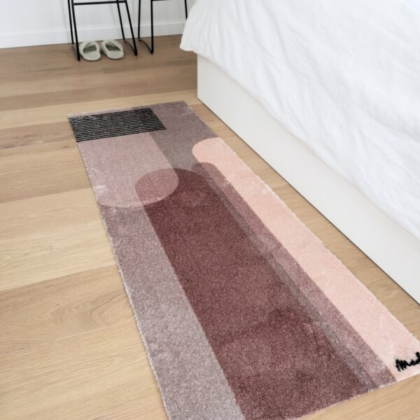 Mad About Mats: 'Nona': Dusty pink print