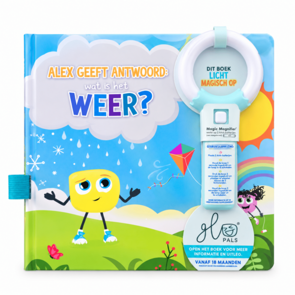 Glo Pals: 'Interactief verlicht verhalenboek': Alex/het weer