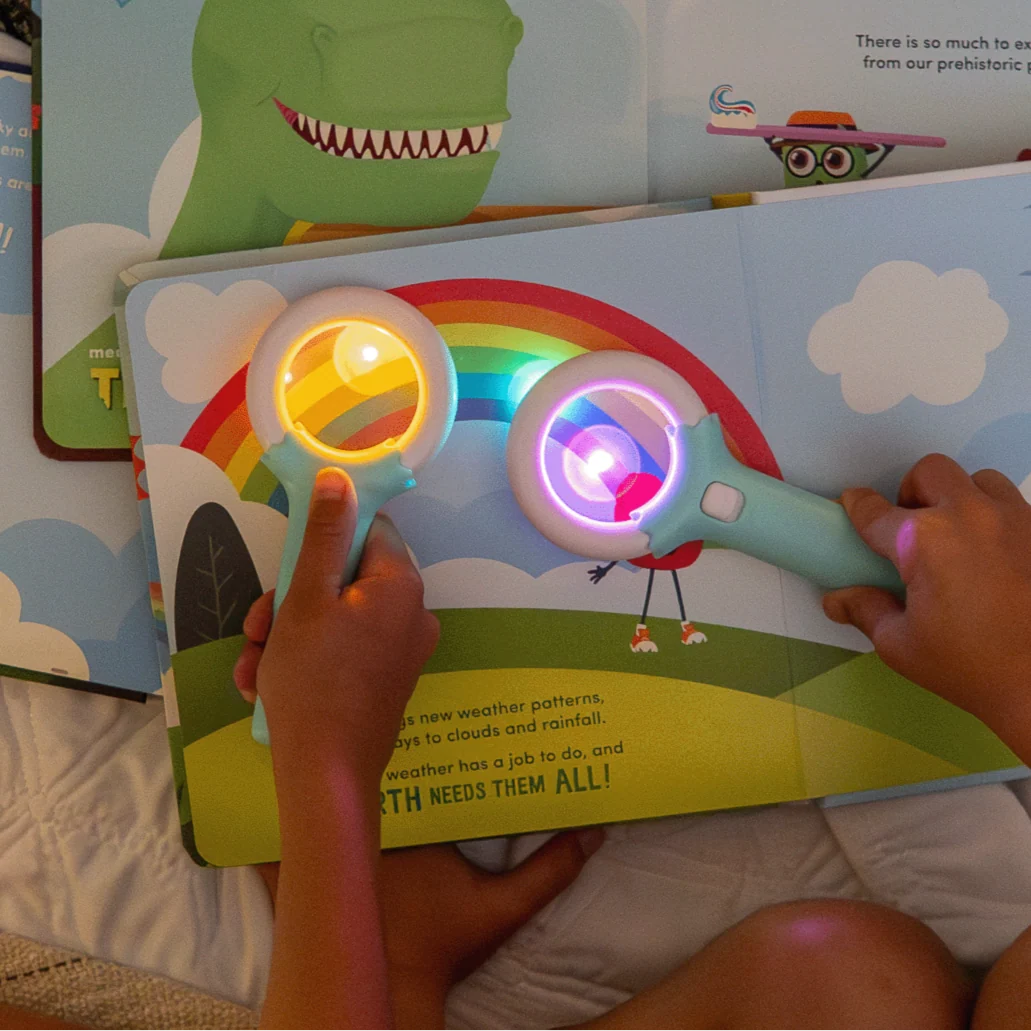 Glo Pals: 'Interactief verlicht verhalenboek': Alex/het weer
