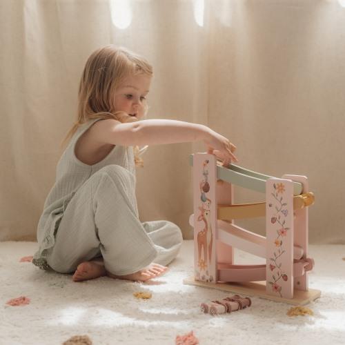 Little Dutch: Houten rollerbaan roos