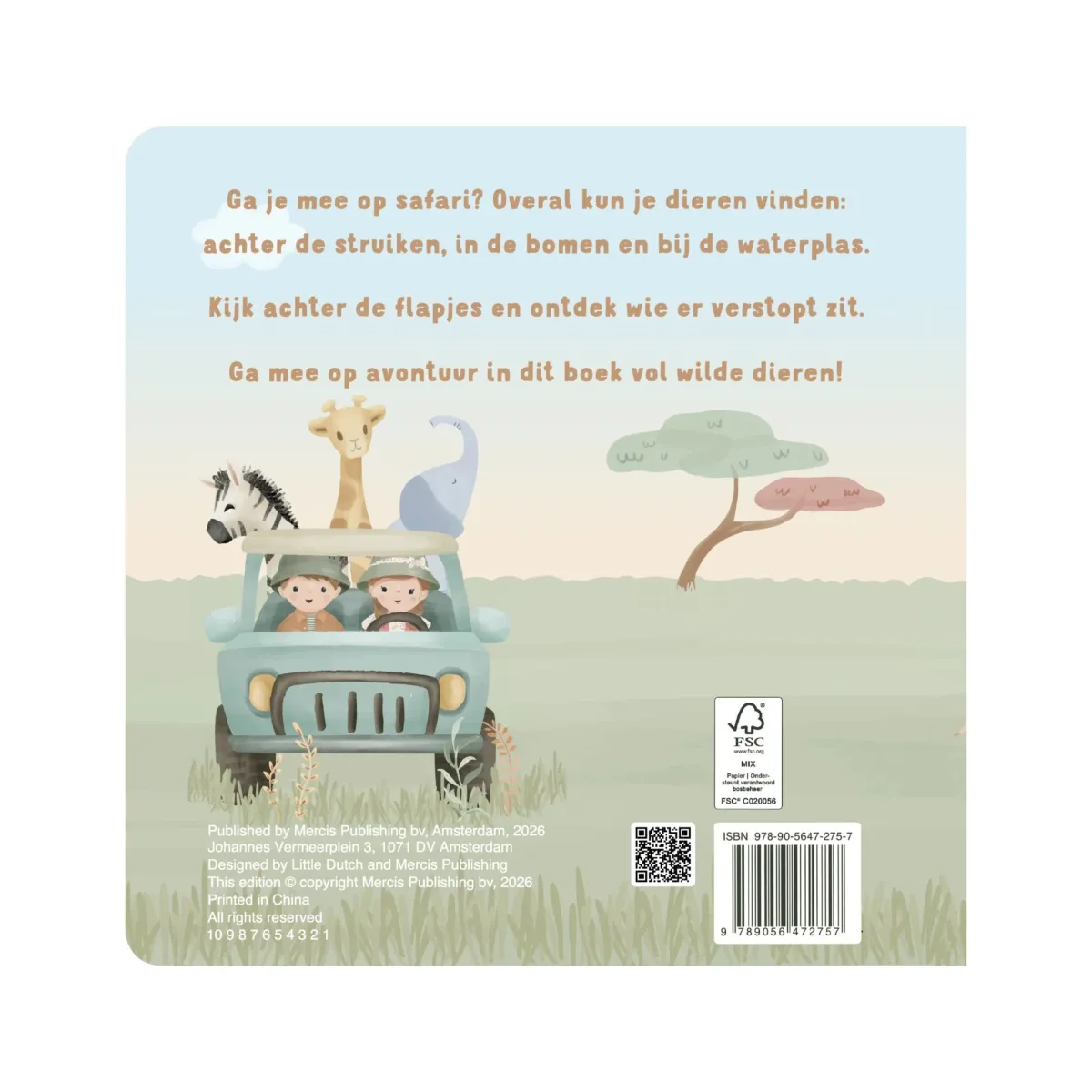 Little Dutch: Mijn flapjesboek - Wilde dieren