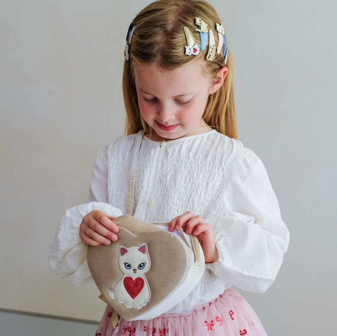 Mimi en Lula: 'Kitty heart' bag