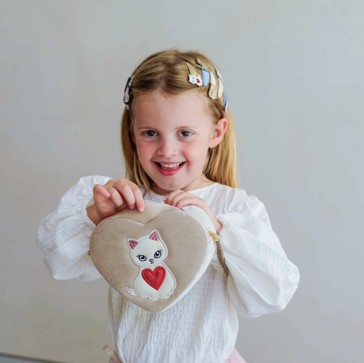 Mimi en Lula: 'Kitty heart' bag