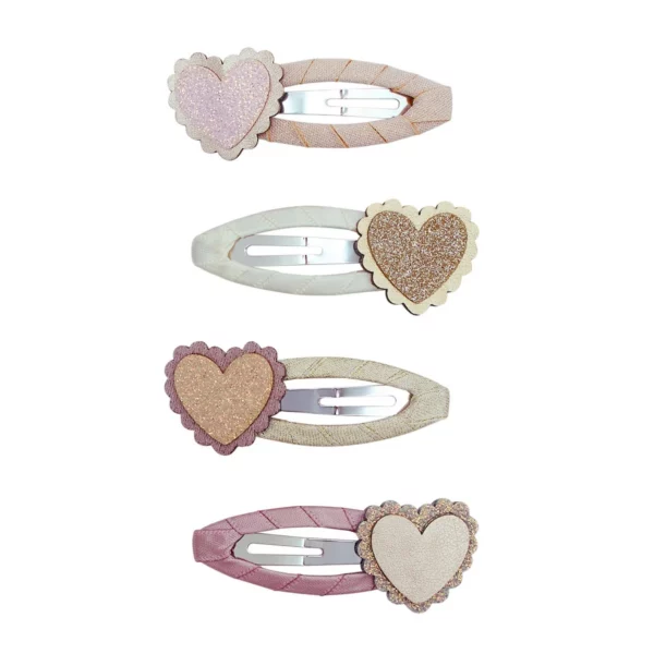 Mimi en Lula: 'Scalloped heart' clips