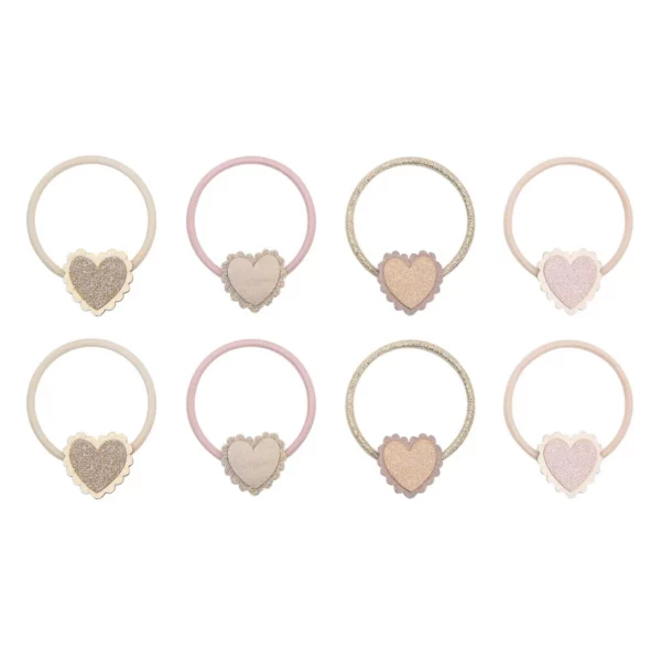 Mimi en Lula: 'Scalloped heart' elastiekjes