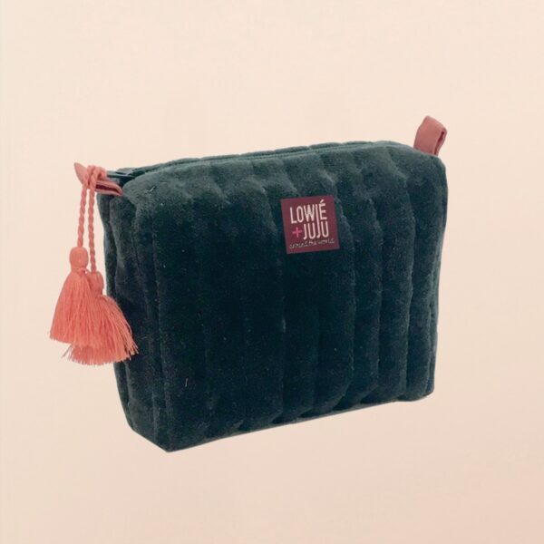 Muja Juma: Small pouch green/coral