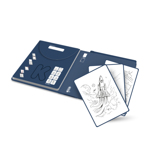 REFILL 'Kidydraw-Pad': Extra tekeningen 'Galaxy' 10+