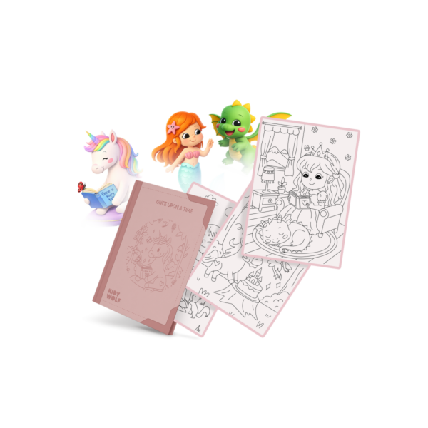 REFILL 'Kidydraw-Pad': Extra tekeningen 'Once upon a time'