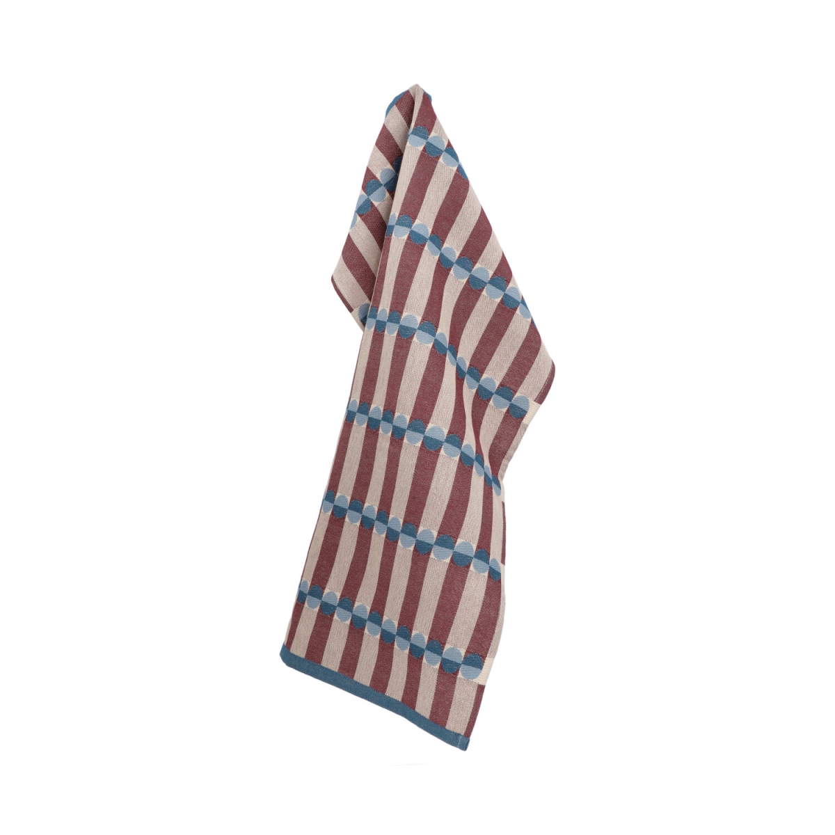 Return to sender: Giftset keukentextiel 'Burgundy/beige'