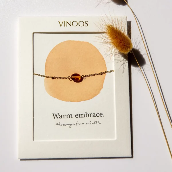 Vinoos: Armbandje 'Warm embrace' oranje