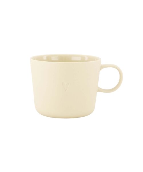 Zusss: Cappuccino mug heart warm sand