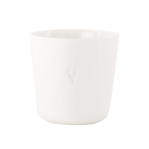 Zusss: Coffee mug heart white