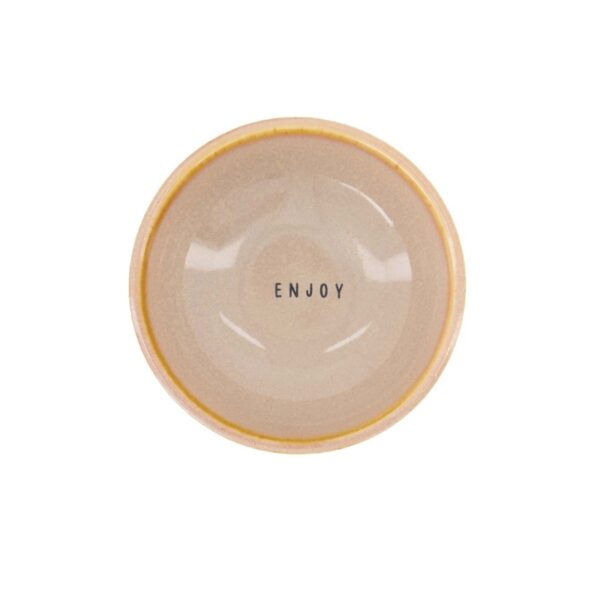 Zusss: Dipschaaltje 'Enjoy' dark sand