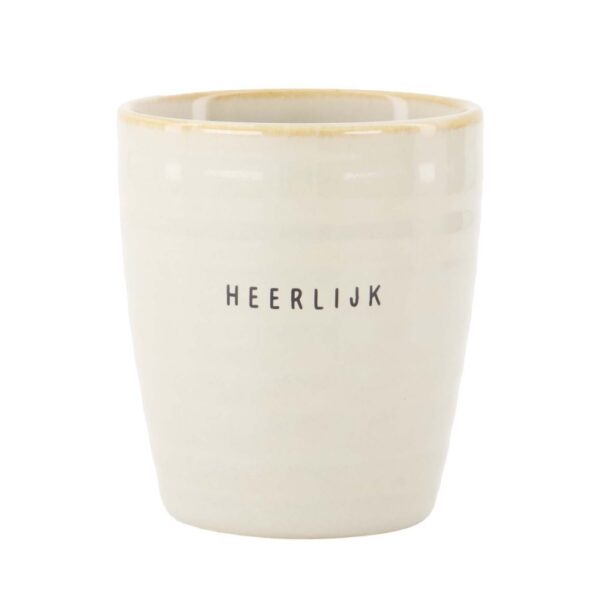 Zusss: Koffiemok 'Heerlijk' sand