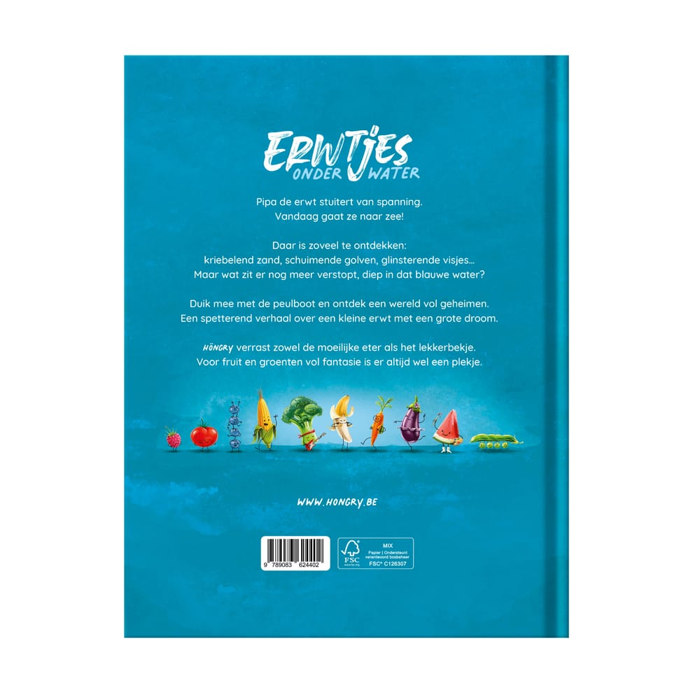 Hongry: Kinderboek 'Erwtjes onder water'