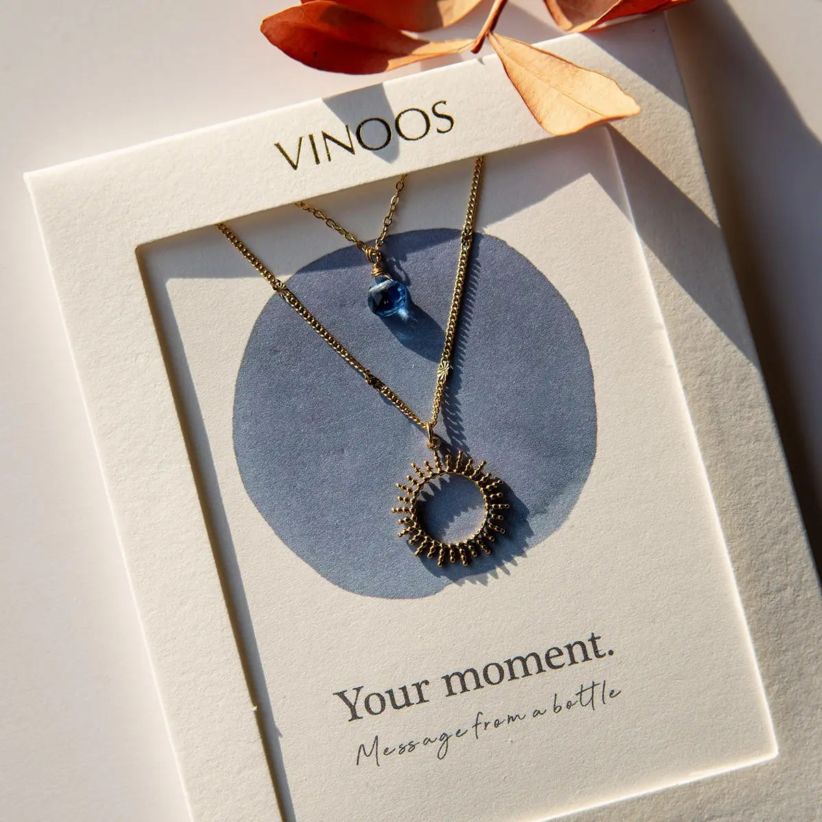 Vinoos: Dubbele ketting 'Your moment'