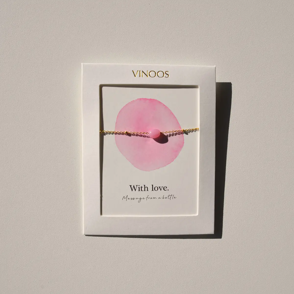 Vinoos: Wine Jewellery: Armband 'With love'