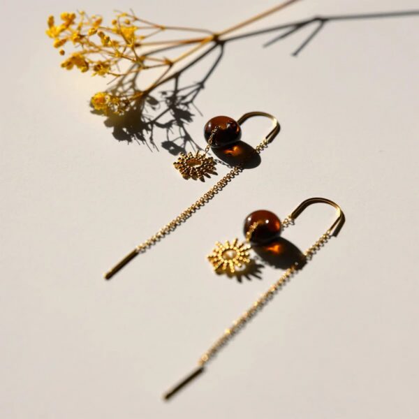 Vinoos: Wine Jewellery: Oorbellen 'Sunshine'