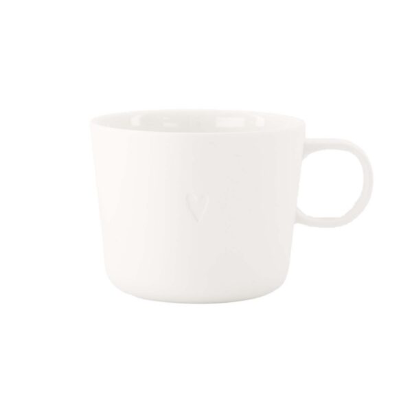 Zusss: Cappuccino mug heart white