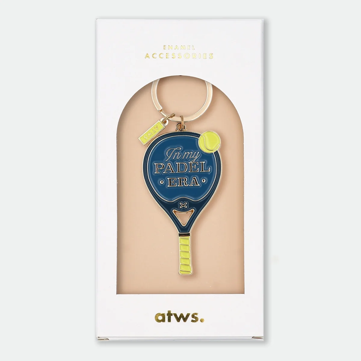 All the ways to say: Sleutelhanger 'Blue padel era'