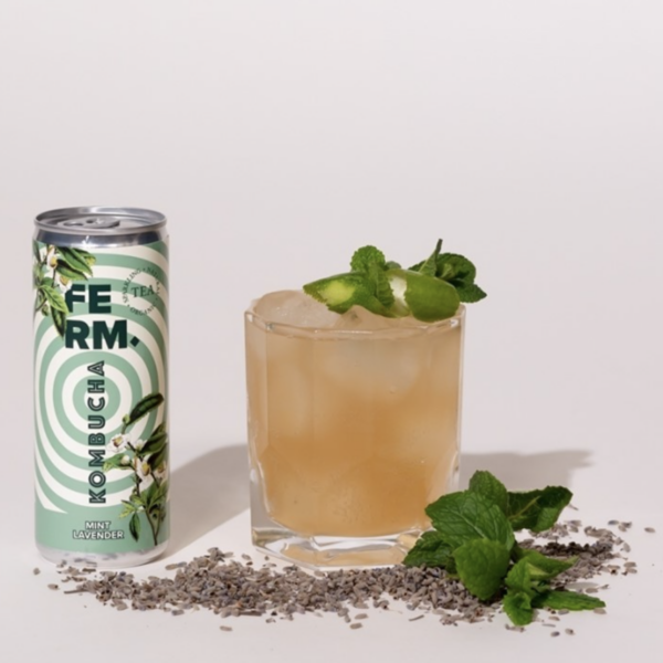 'Ferm' kombucha: Elderflower - mint -appel