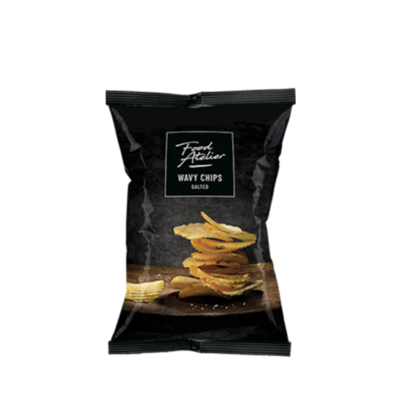 Food atelier: Geribbelde chips