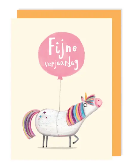 Kaartje ET CRB: Fijne verjaardag