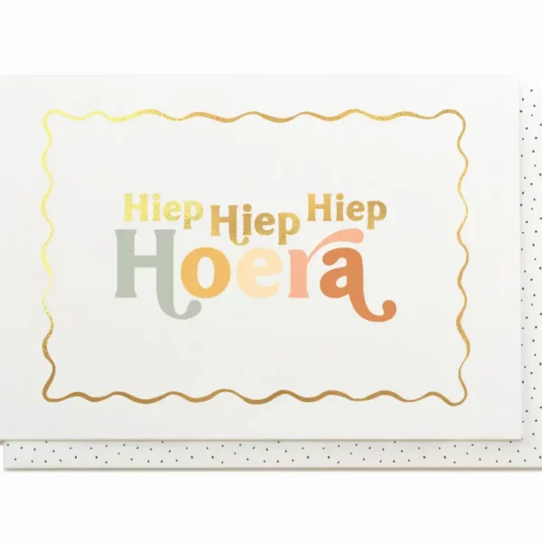 Kaartje Enfant Terrible JTS: Hiep hiep hiep hoera