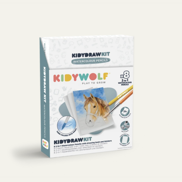 Kidydraw-pad kit: Aquarelset