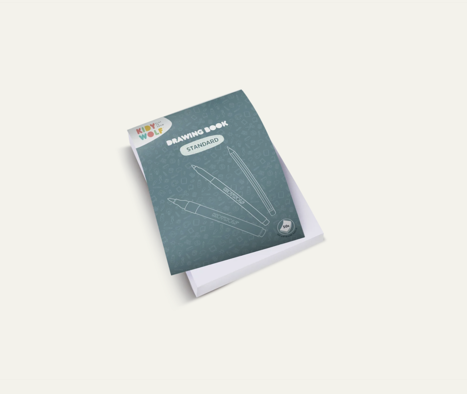 Kidydraw-pad set: Standaard papiervulling