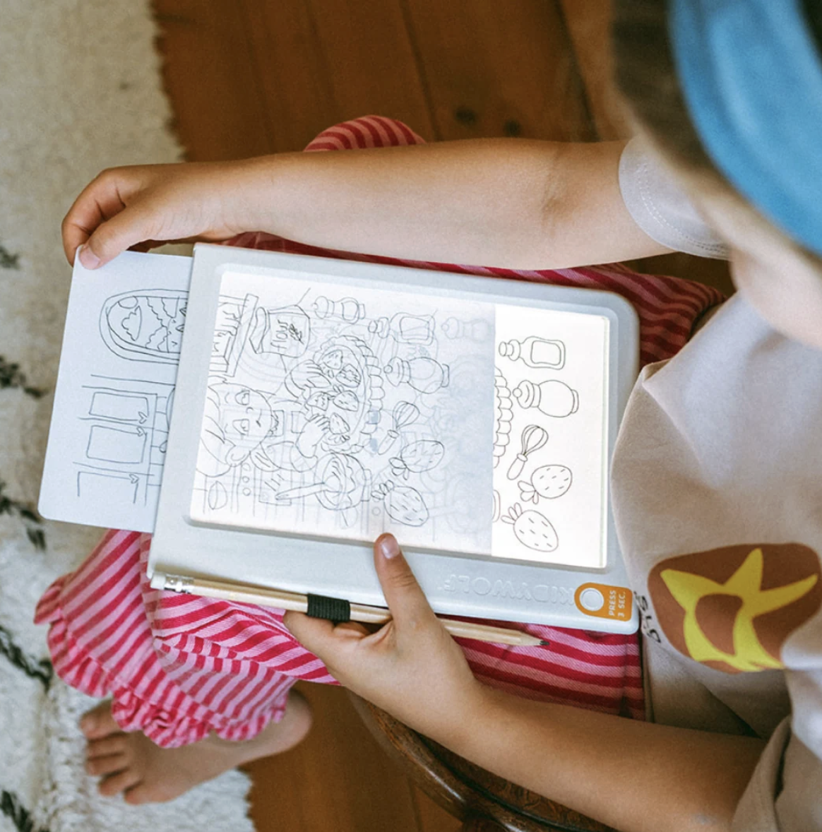 Kidydraw-pad set: Standaard papiervulling